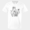 V-Neck Heavy Cotton 100% T-Shirt Thumbnail