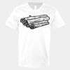 V-Neck Heavy Cotton 100% T-Shirt Thumbnail