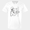 V-Neck Heavy Cotton 100% T-Shirt Thumbnail