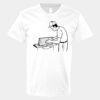 V-Neck Heavy Cotton 100% T-Shirt Thumbnail