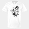 V-Neck Heavy Cotton 100% T-Shirt Thumbnail