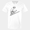 V-Neck Heavy Cotton 100% T-Shirt Thumbnail