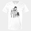 V-Neck Heavy Cotton 100% T-Shirt Thumbnail