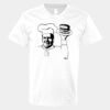 V-Neck Heavy Cotton 100% T-Shirt Thumbnail