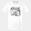 V-Neck Heavy Cotton 100% T-Shirt Thumbnail
