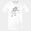 V-Neck Heavy Cotton 100% T-Shirt Thumbnail