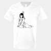 V-Neck Heavy Cotton 100% T-Shirt Thumbnail