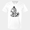 V-Neck Heavy Cotton 100% T-Shirt Thumbnail