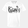 V-Neck Heavy Cotton 100% T-Shirt Thumbnail