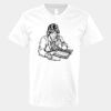 V-Neck Heavy Cotton 100% T-Shirt Thumbnail