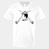 V-Neck Heavy Cotton 100% T-Shirt Thumbnail
