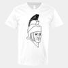 V-Neck Heavy Cotton 100% T-Shirt Thumbnail
