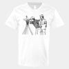 V-Neck Heavy Cotton 100% T-Shirt Thumbnail