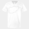 V-Neck Heavy Cotton 100% T-Shirt Thumbnail