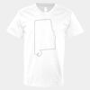 V-Neck Heavy Cotton 100% T-Shirt Thumbnail
