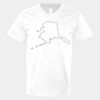 V-Neck Heavy Cotton 100% T-Shirt Thumbnail