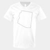 V-Neck Heavy Cotton 100% T-Shirt Thumbnail
