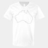 V-Neck Heavy Cotton 100% T-Shirt Thumbnail