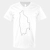 V-Neck Heavy Cotton 100% T-Shirt Thumbnail