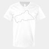 V-Neck Heavy Cotton 100% T-Shirt Thumbnail