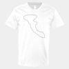 V-Neck Heavy Cotton 100% T-Shirt Thumbnail