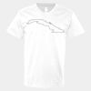 V-Neck Heavy Cotton 100% T-Shirt Thumbnail