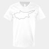 V-Neck Heavy Cotton 100% T-Shirt Thumbnail