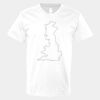 V-Neck Heavy Cotton 100% T-Shirt Thumbnail
