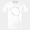V-Neck Heavy Cotton 100% T-Shirt Thumbnail