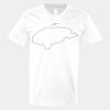 V-Neck Heavy Cotton 100% T-Shirt Thumbnail