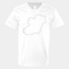 V-Neck Heavy Cotton 100% T-Shirt Thumbnail