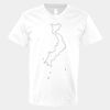V-Neck Heavy Cotton 100% T-Shirt Thumbnail