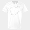 V-Neck Heavy Cotton 100% T-Shirt Thumbnail