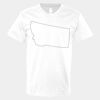 V-Neck Heavy Cotton 100% T-Shirt Thumbnail