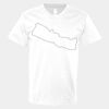 V-Neck Heavy Cotton 100% T-Shirt Thumbnail