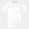 V-Neck Heavy Cotton 100% T-Shirt Thumbnail