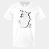 V-Neck Heavy Cotton 100% T-Shirt Thumbnail