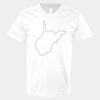 V-Neck Heavy Cotton 100% T-Shirt Thumbnail