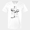 V-Neck Heavy Cotton 100% T-Shirt Thumbnail