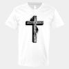 V-Neck Heavy Cotton 100% T-Shirt Thumbnail