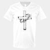 V-Neck Heavy Cotton 100% T-Shirt Thumbnail