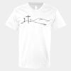 V-Neck Heavy Cotton 100% T-Shirt Thumbnail