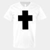 V-Neck Heavy Cotton 100% T-Shirt Thumbnail