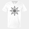 V-Neck Heavy Cotton 100% T-Shirt Thumbnail