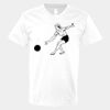 V-Neck Heavy Cotton 100% T-Shirt Thumbnail