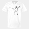 V-Neck Heavy Cotton 100% T-Shirt Thumbnail