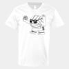 V-Neck Heavy Cotton 100% T-Shirt Thumbnail