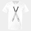 V-Neck Heavy Cotton 100% T-Shirt Thumbnail
