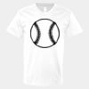 V-Neck Heavy Cotton 100% T-Shirt Thumbnail