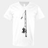 V-Neck Heavy Cotton 100% T-Shirt Thumbnail